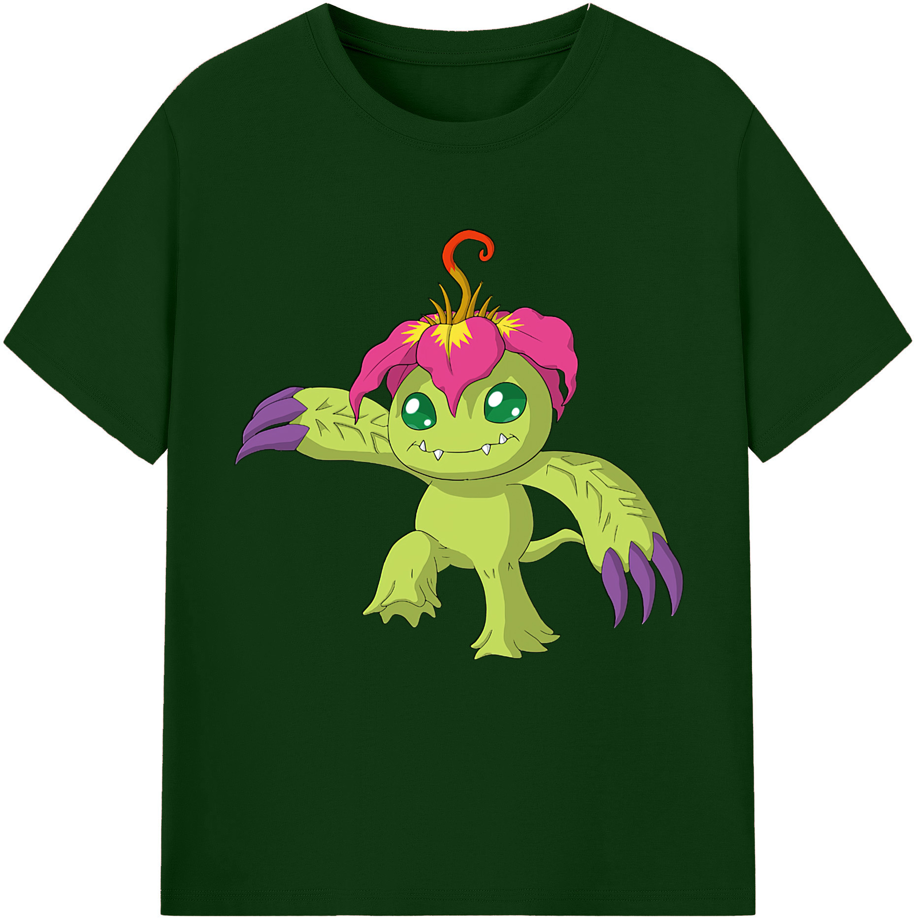 （画像用） Digimon デジタルモンスター/デジモン 綿100％半袖Tシャツ（フロントプリント）